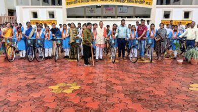 Photo of शाहपुर विद्यालय में निःशुल्क साइकिल वितरण, छात्रों ने जताई खुशी