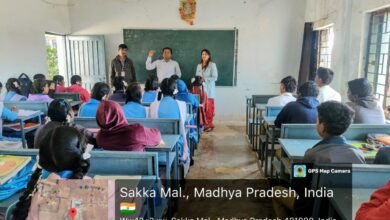 Photo of कॉलेज चलो अभियान प्रारंभ – शासकीय आदर्श महाविद्यालय के शिक्षकों ने किया विद्यालयों का भ्रमण