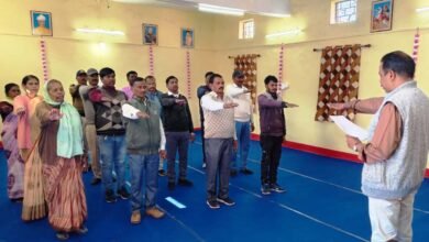 Photo of जनपद पंचायत बजाग में सुशासन दिवस पर शपथ कार्यक्रम आयोजित- sdm राम बाबू देवांगन ने दिलाई शपथ 