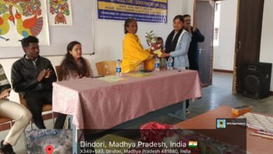 Photo of चन्द्रविजय महाविद्यालय में पीएम-ऊषा योजना के तहत गोंडी पेंटिंग कार्यशाला का शुभारंभ