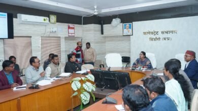 Photo of जिला स्वास्थ्य समिति की बैठक – स्वास्थ्य सेवाओं में लापरवाही बर्दास्त नहीं- कलेक्टर अंजू पवन