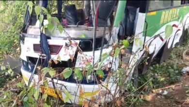Photo of राछु घाट के पास पलटी यात्रियों से भरी बस – शहपुरा थाना क्षेत्र का मामला