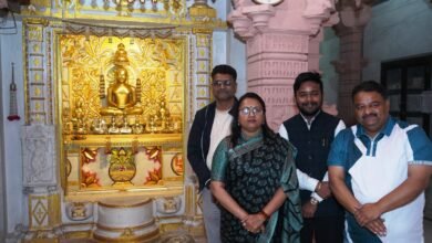 Photo of कलेक्टर अंजू पवन भदोरिया ने की जैन मुनि से सौजन्य भेंट –  विकास कार्यों पर लिए सुझाव