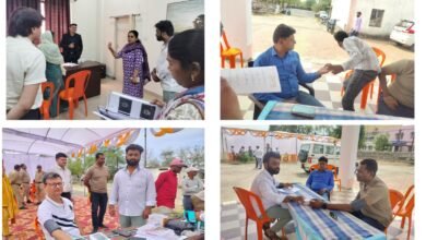 Photo of पुलिस विभाग द्वारा स्वास्थ्य शिविर का सफल आयोजन- लगभग 400 लोगों का स्वास्थ्य परीक्षण 
