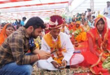Photo of नई शुरुआत: मुख्यमंत्री कन्या विवाह सम्मेलन में गूँजी शहनाइयाँ, नव-दम्पत्तियों ने ‘स्व-गणना’ कर निभाया नागरिकता का धर्म
