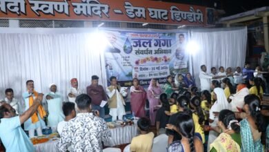 Photo of नर्मदा डेम घाट पर आयोजित हुआ जिला स्तरीय गंगा दशहरा कार्यक्रम
