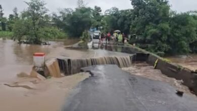 Photo of बारिश में बह गई करोड़ों की सड़क, निर्माण गुणवत्ता पर उठे सवाल- प्रधानमंत्री ग्रामीण सड़क विकास प्राधिकरण से बनी 12 किलोमीटर सड़क का मामला, जांच की मांग