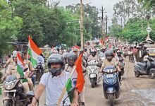 Photo of हर घर तिरंगा अभियान के तहत मुख्यालय में निकली विशाल तिरंगा यात्रा